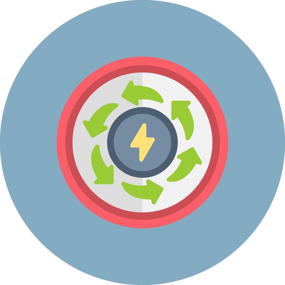 Recycle Energy Modern Sketch Piece vector
