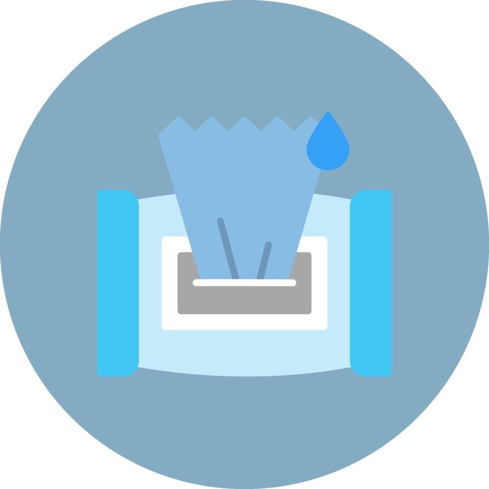 Wet Wipes Urban Frame Badge vector