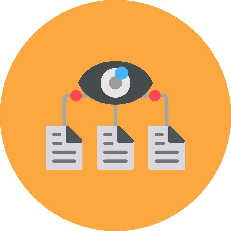 Data Visualization Bright Grid Object vector