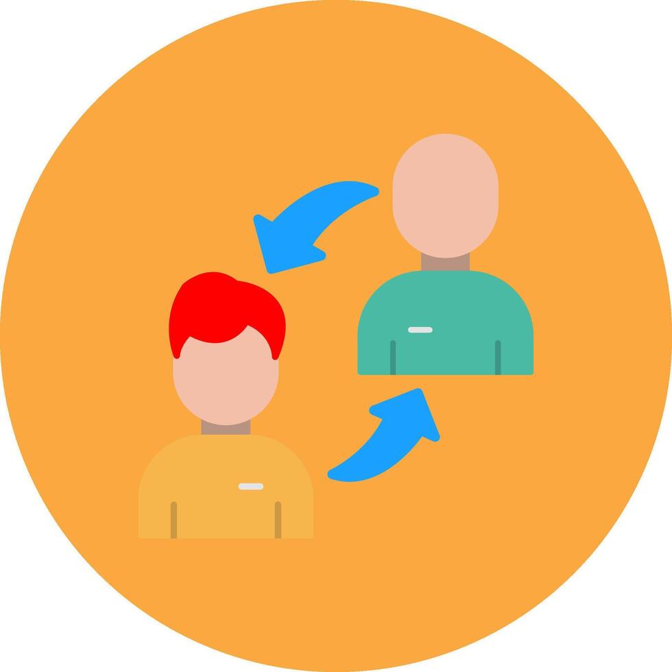 Exchange Detailed Line Badge vector