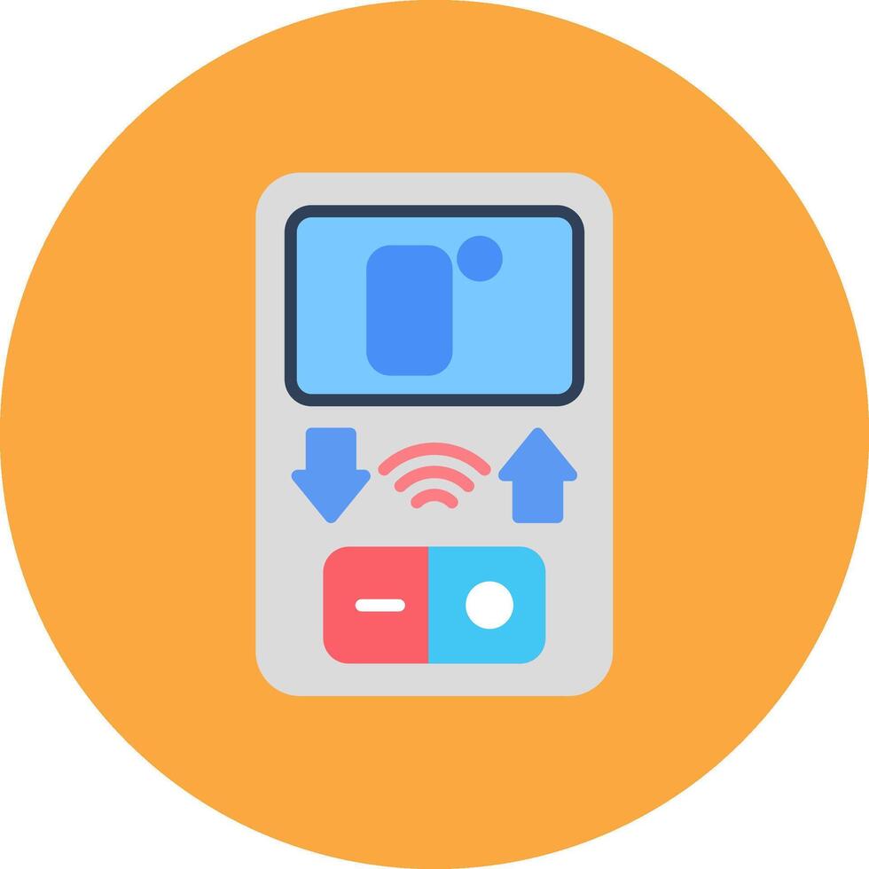 Thermostat Shadowed UI Pattern vector
