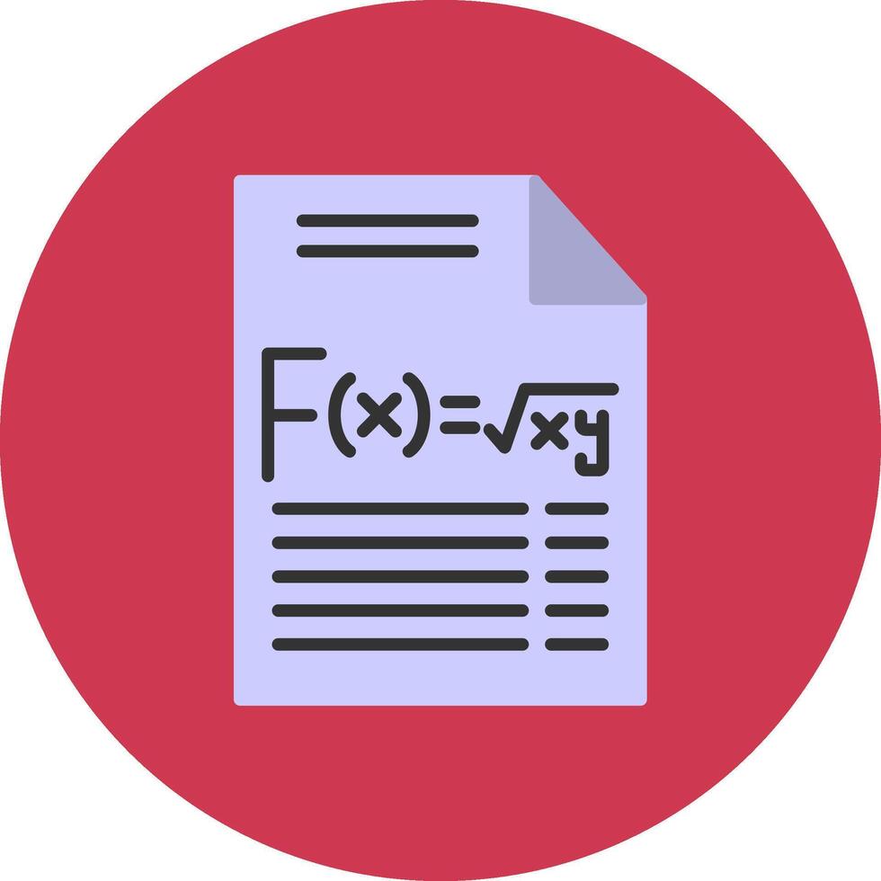 Formula Vivid Icon Element vector