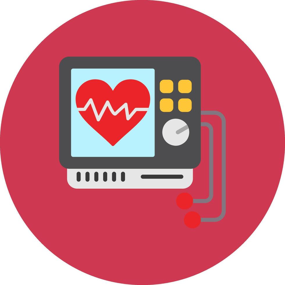 Heartbeat Future Icon Badge vector