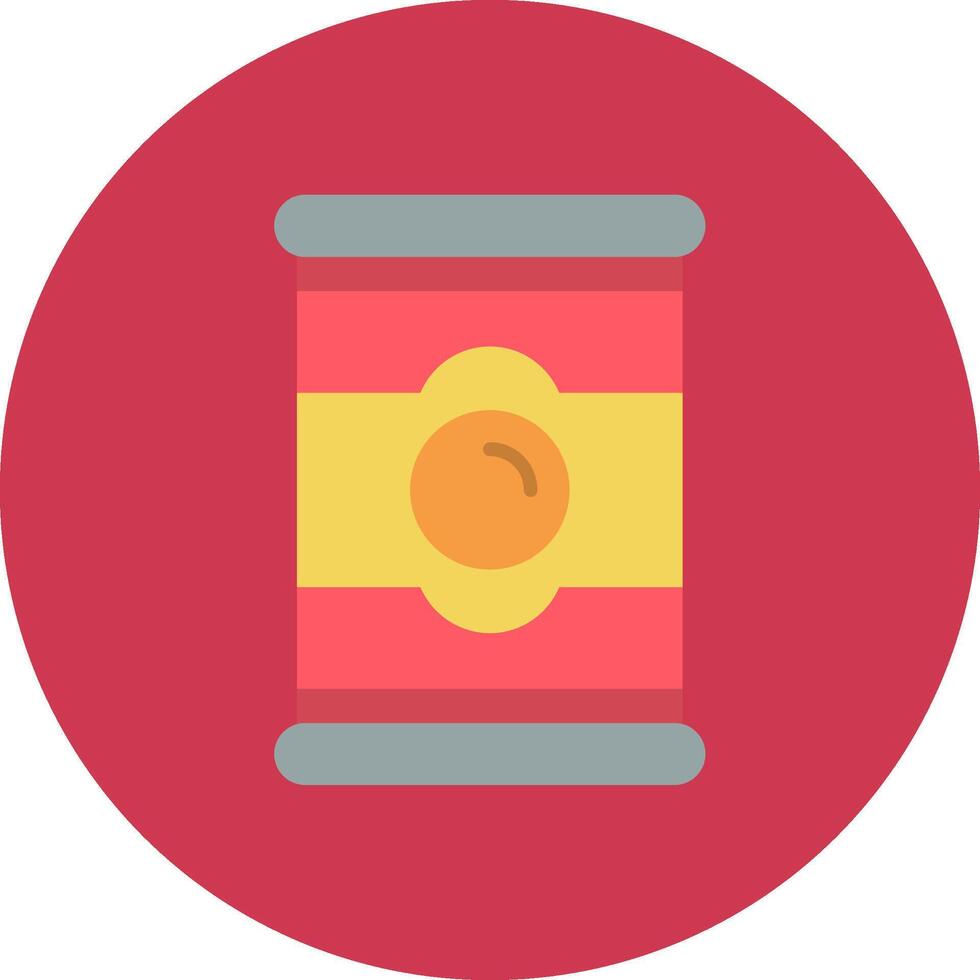 Tinned Food Gradient Grid Emblem vector