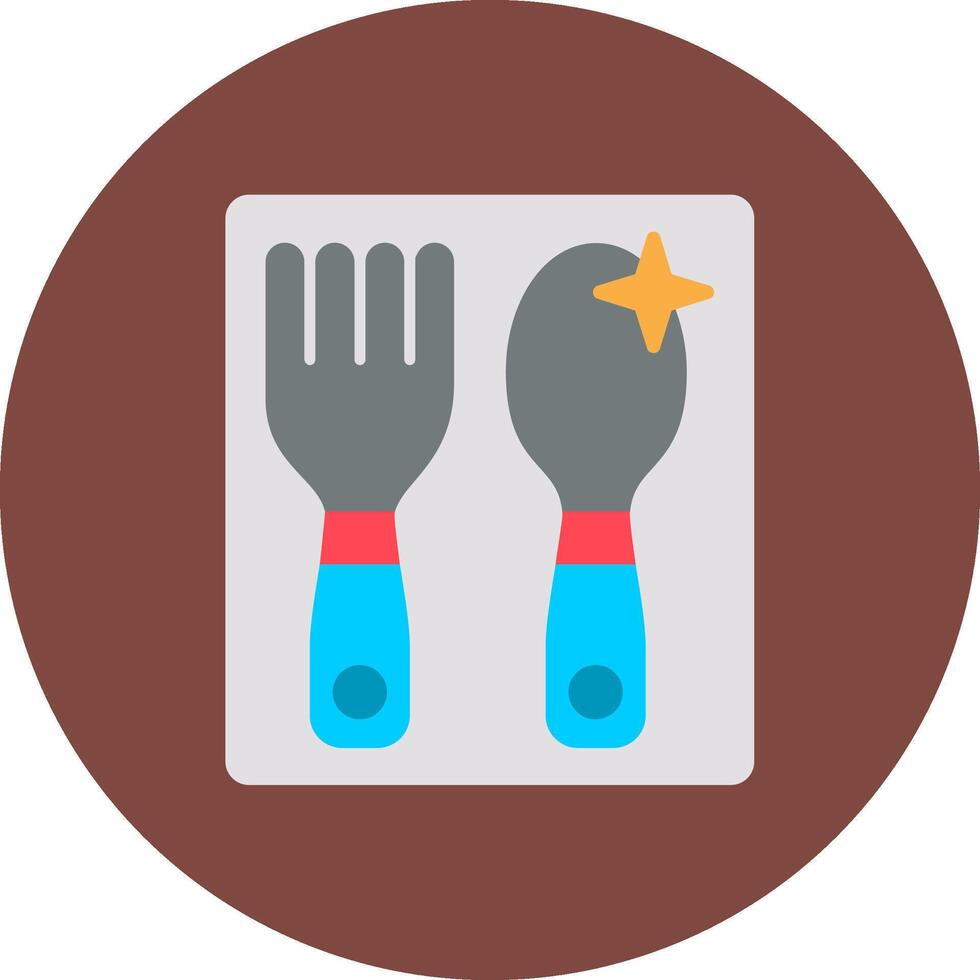 Cutlery Artistic Grid Pattern vector