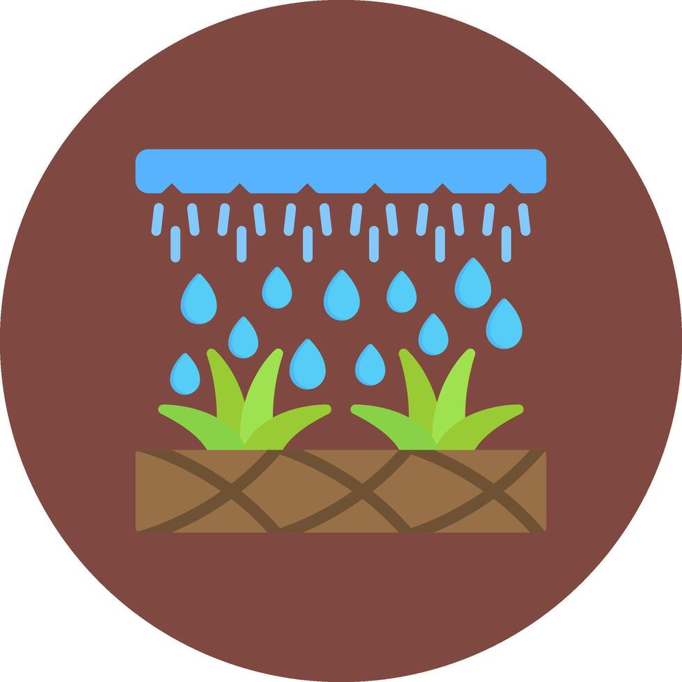 Irrigation Sharp Icon Element vector