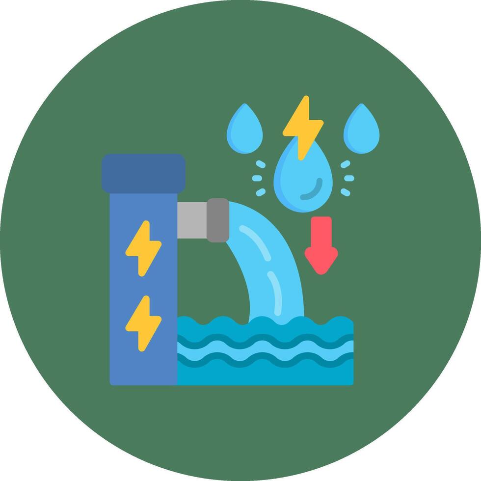 Waste Water Bright System Form vector