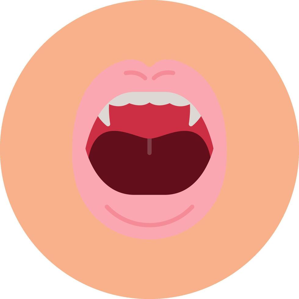 Mouth Core Design Token vector