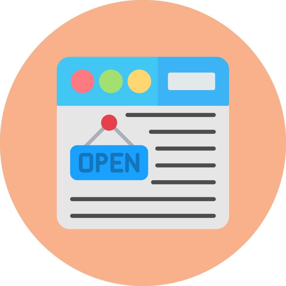 Open Mobile App Object vector