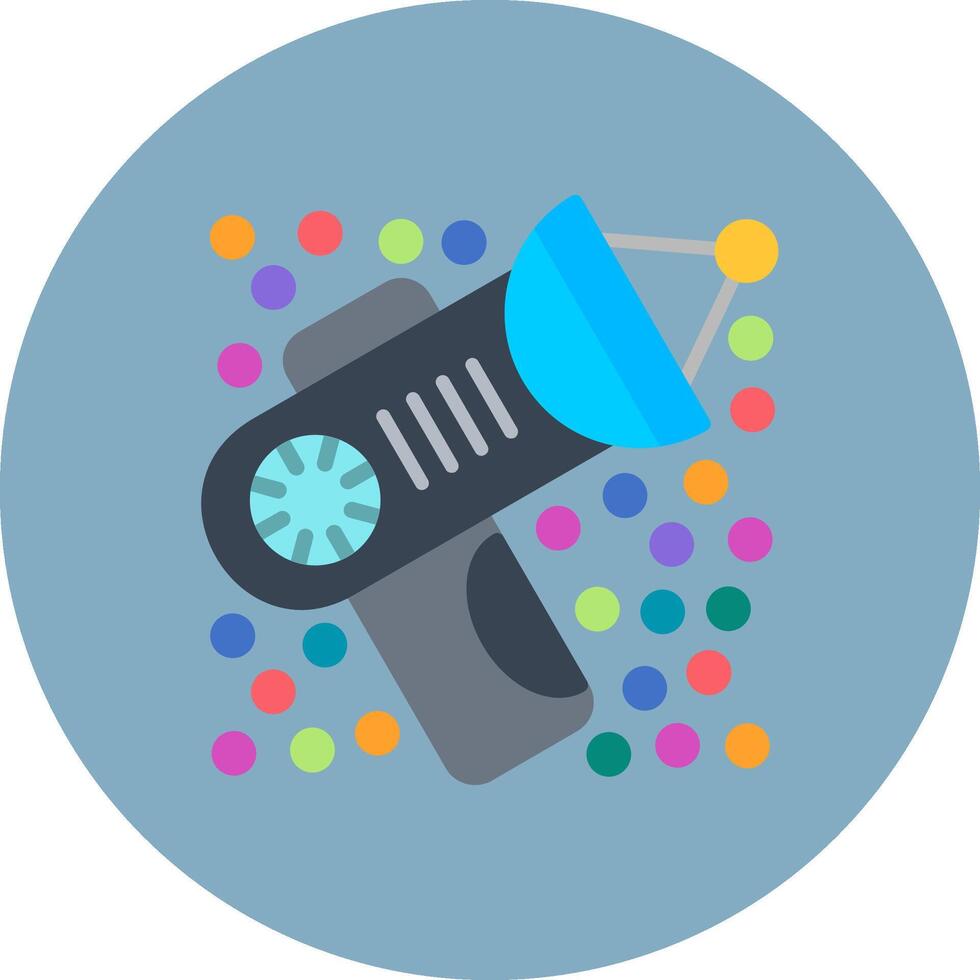 Space Gun Creative UX Stamp vector