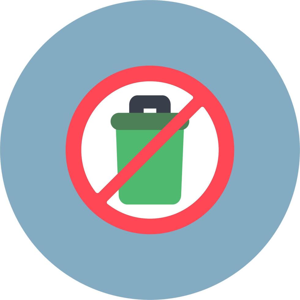 Trash Bin Bright System Form vector