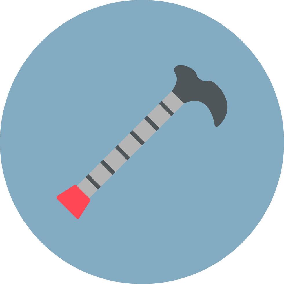 Walking Stick Smooth Badge vector