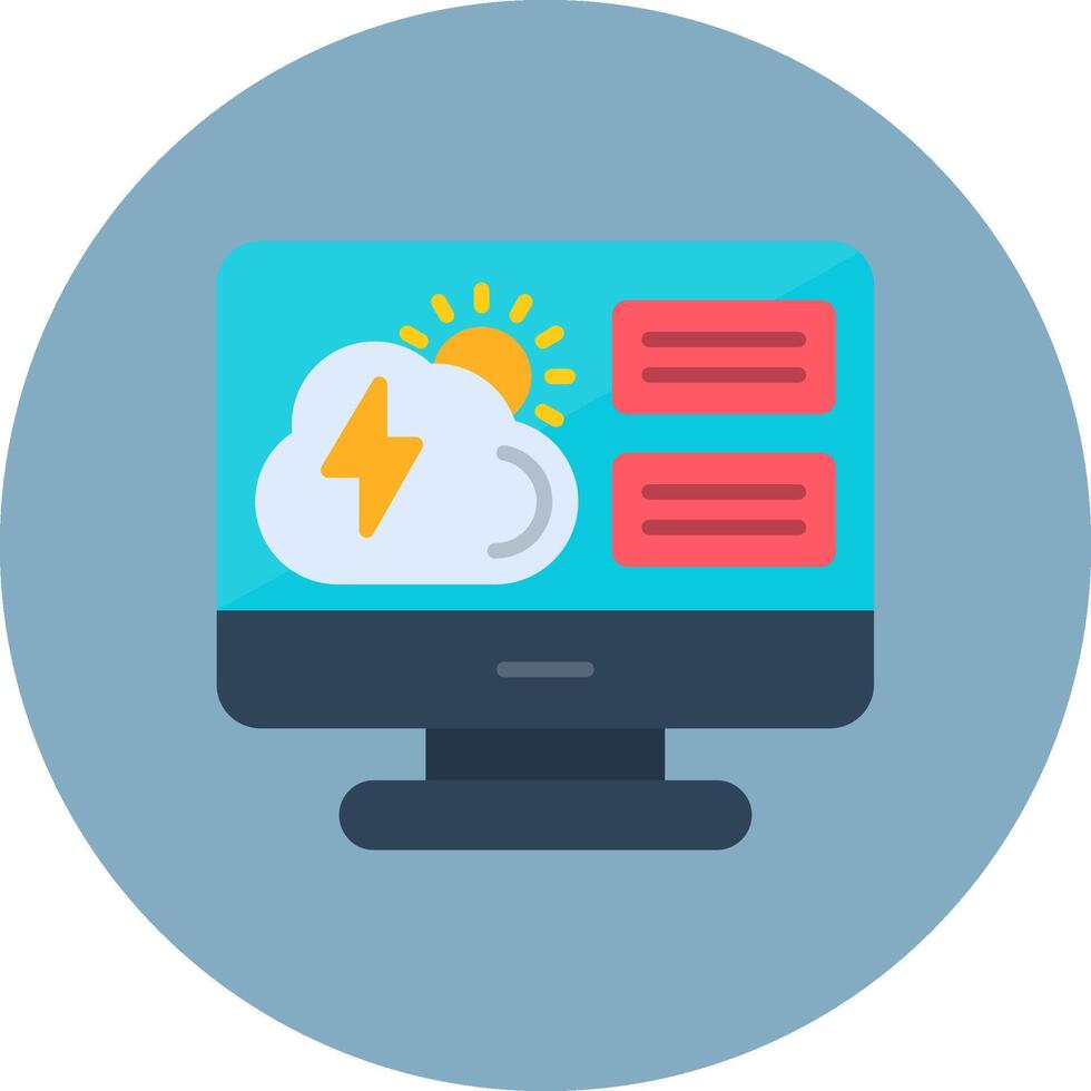 Weather Shadowed UI Pattern vector