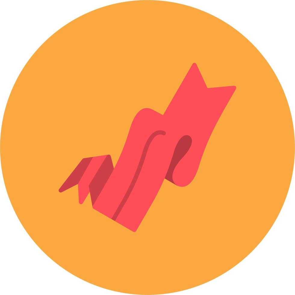 Folded Ribbon Intuitive Design Badge vector