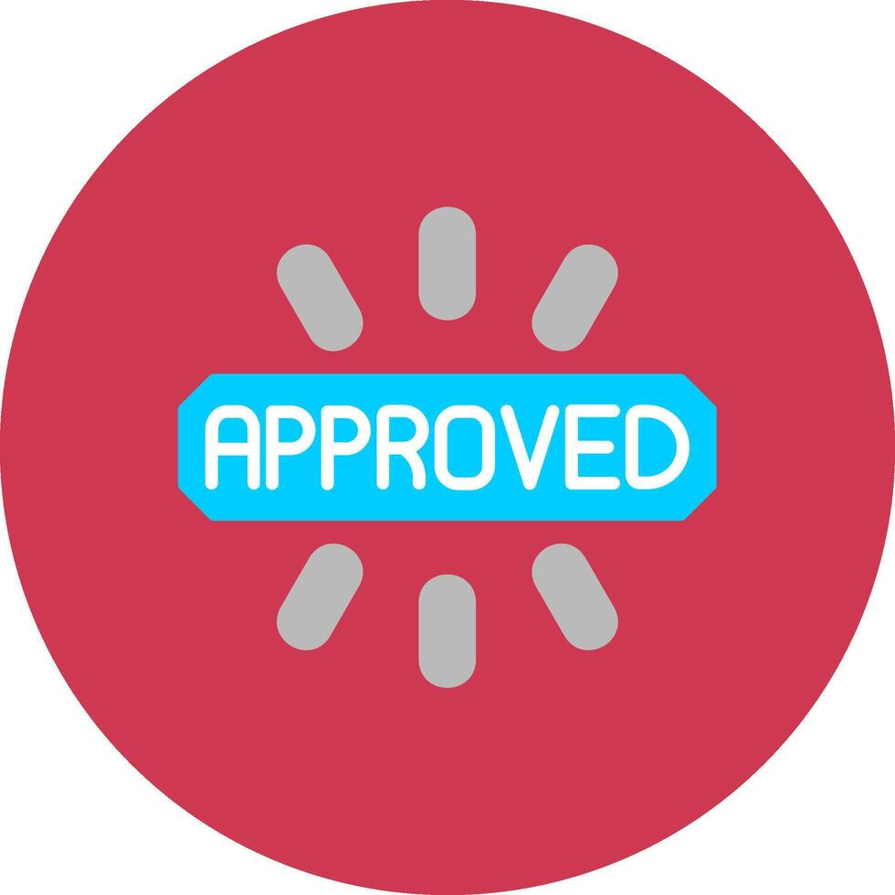 Approved Bright Grid Object vector