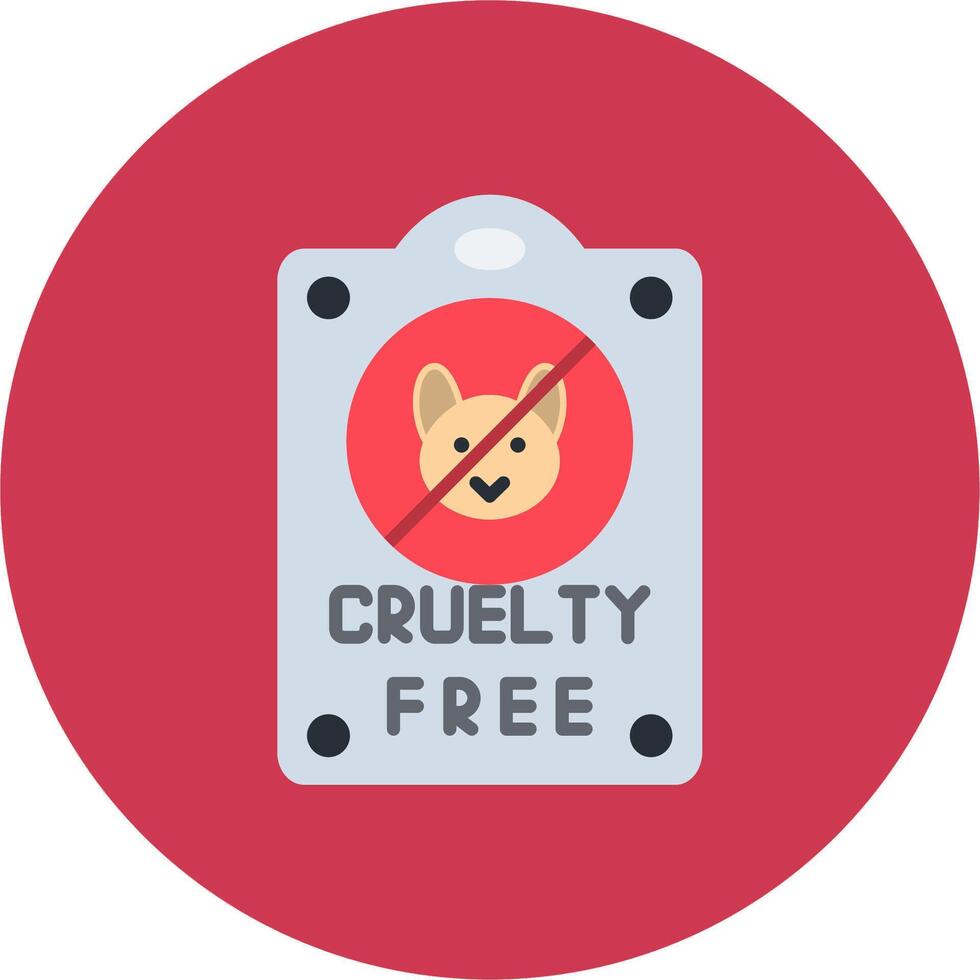 Cruelty Free Signature UX Object vector