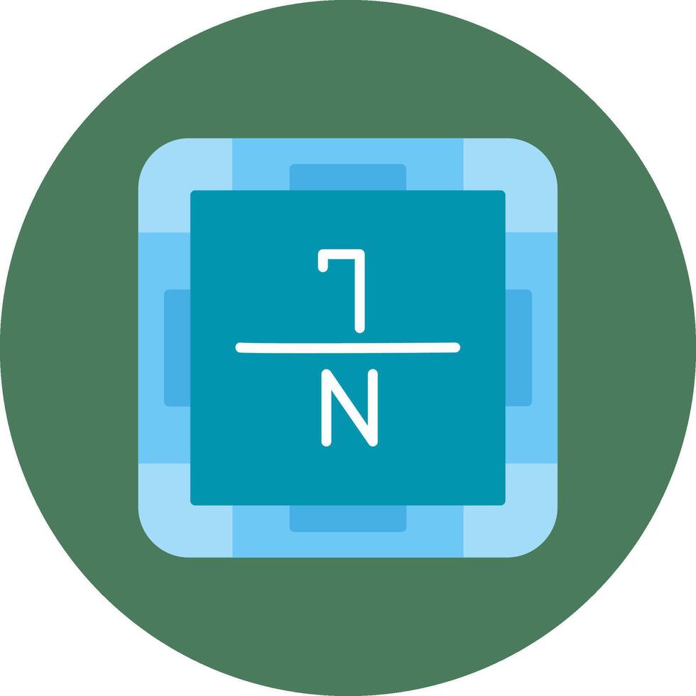 Nitrogen Urban Sketch Symbol vector