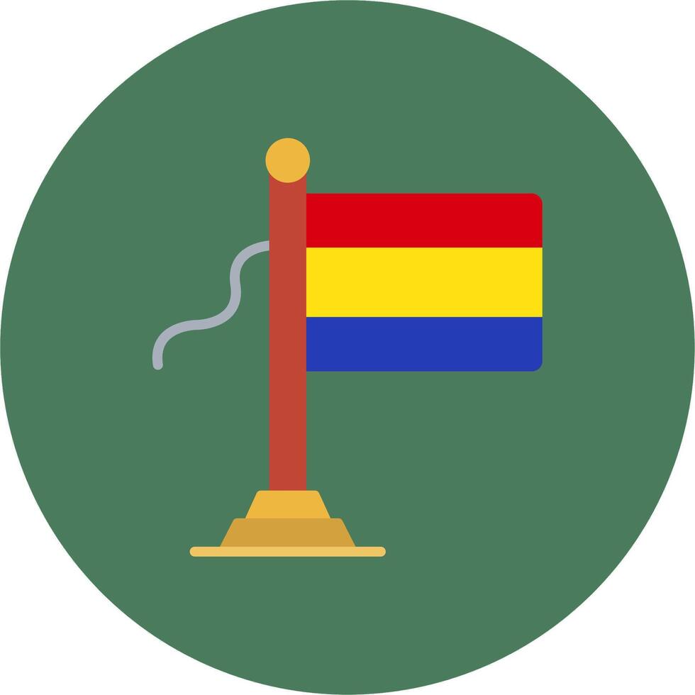 Mauritius Flag Ultra Thin Sketch vector