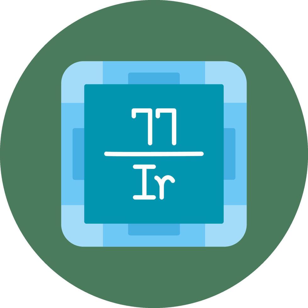 Iridium Iconic Sketch Token vector