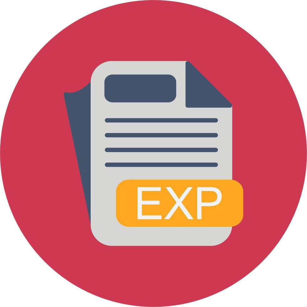 EXP Dynamic Badge Mark vector