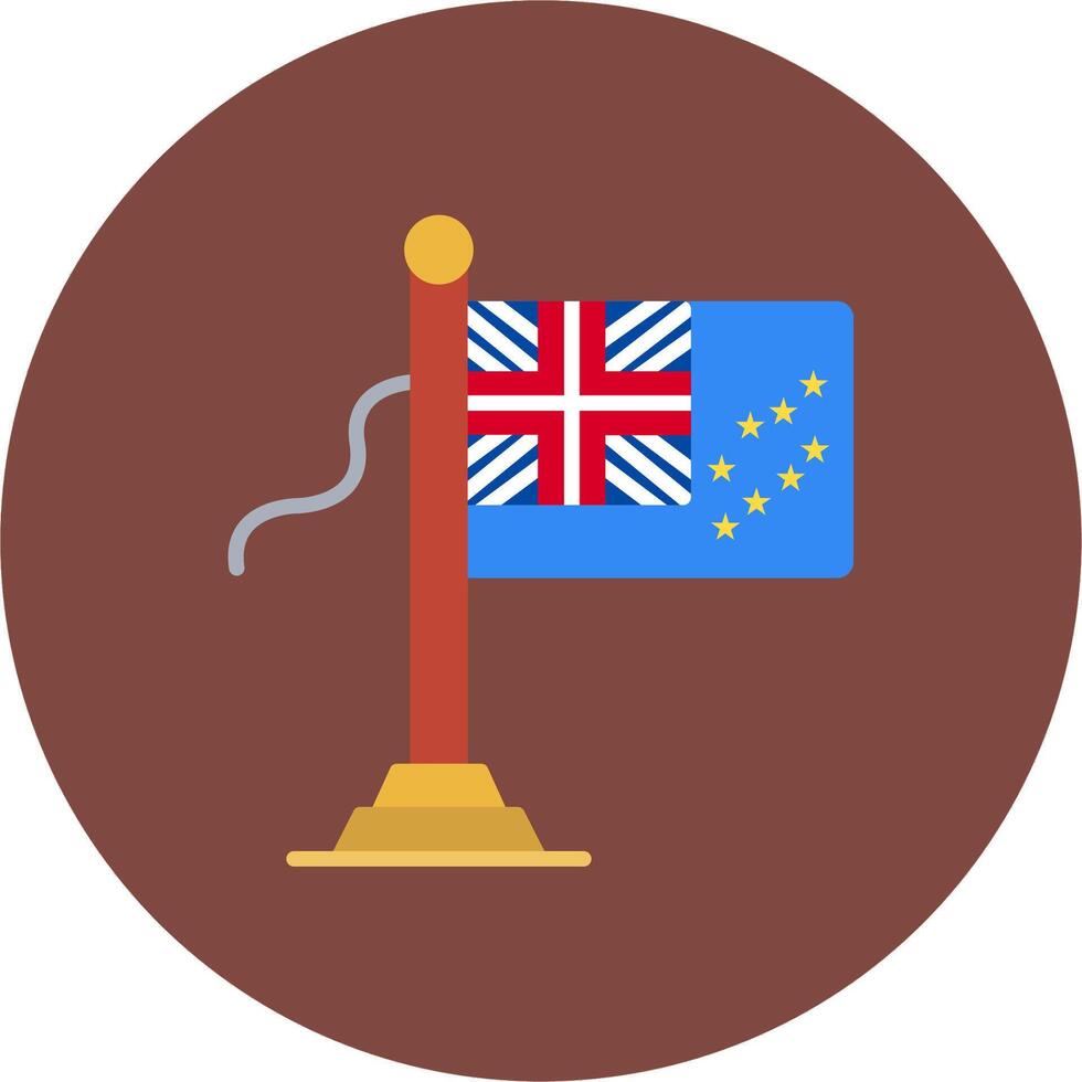 Tuvalu Flag Hybrid UX Feature vector