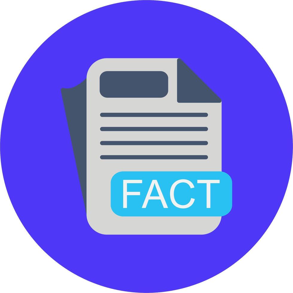 FACT Concept Line Badge vector