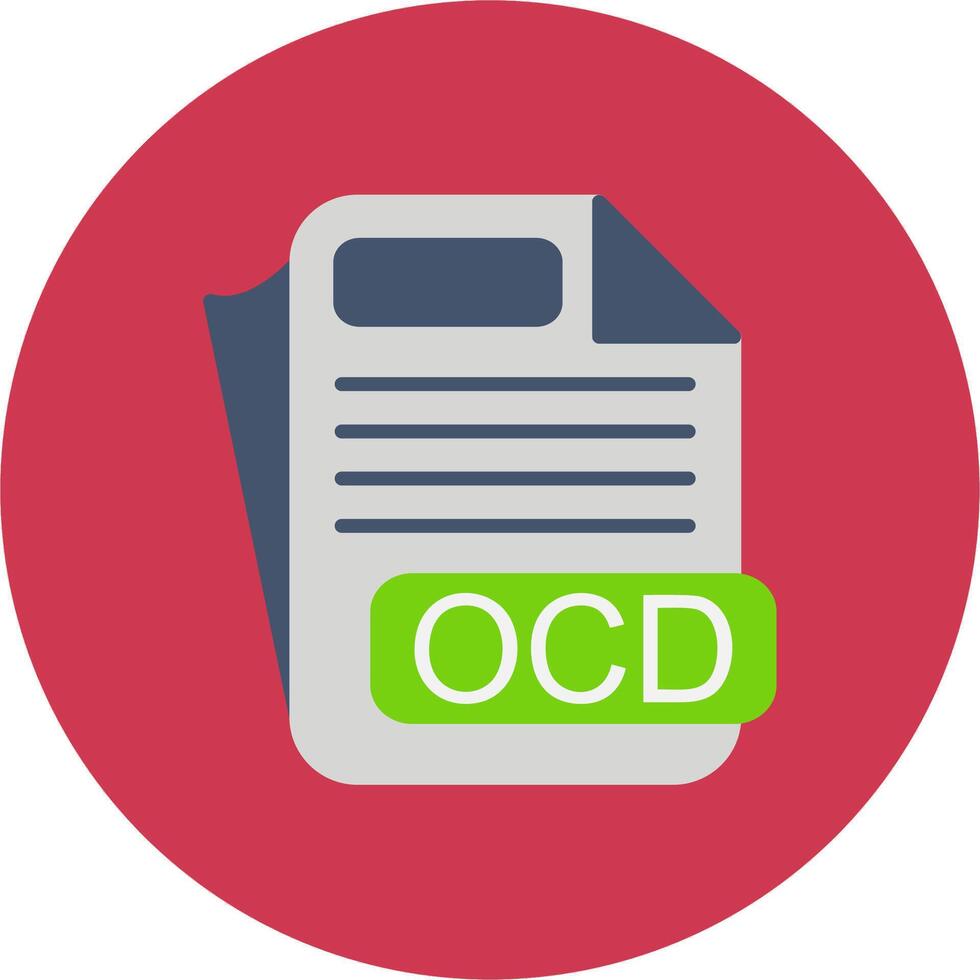 OCD Smooth Badge vector