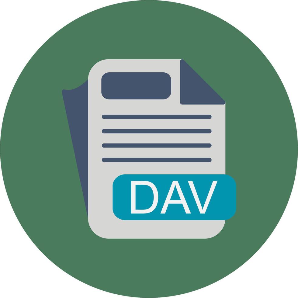 DAV Detailed Grid Badge vector