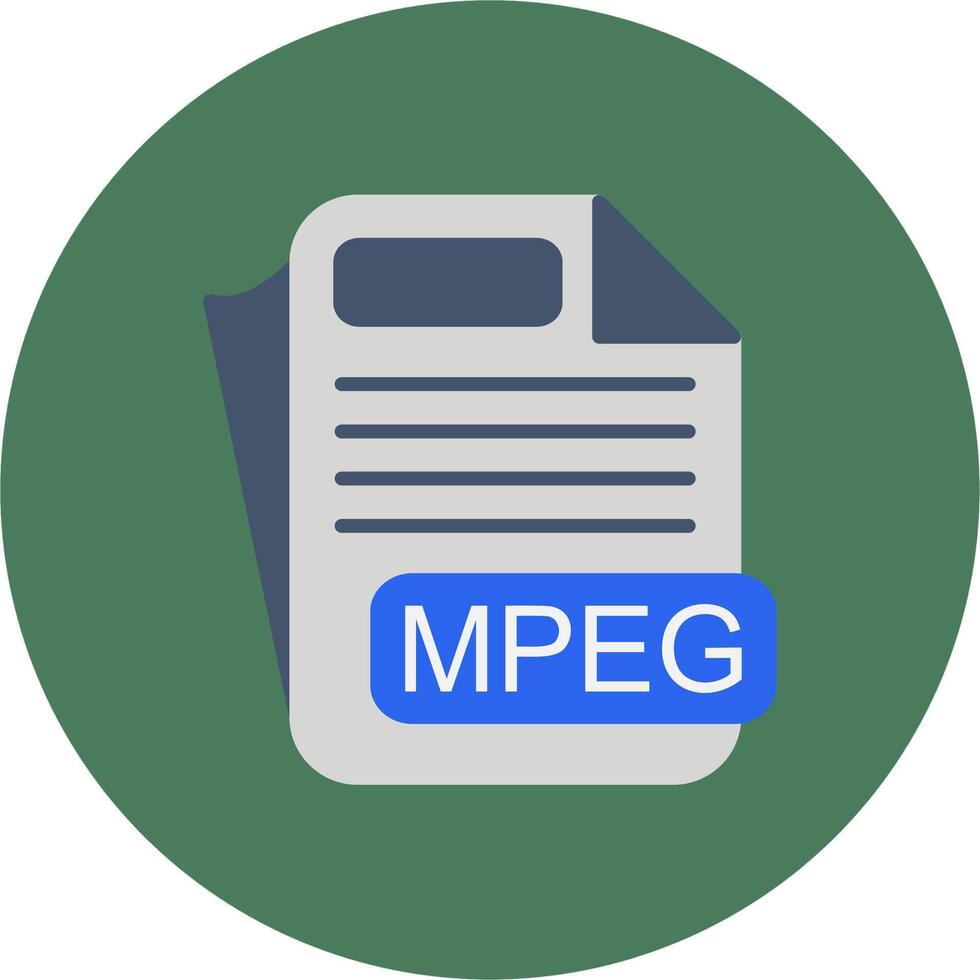 MPEG Neon UX Object vector