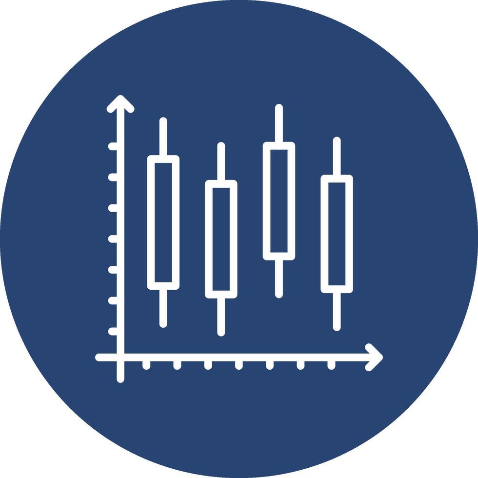 Stock Chart 3D Rendered Design Symbol vector