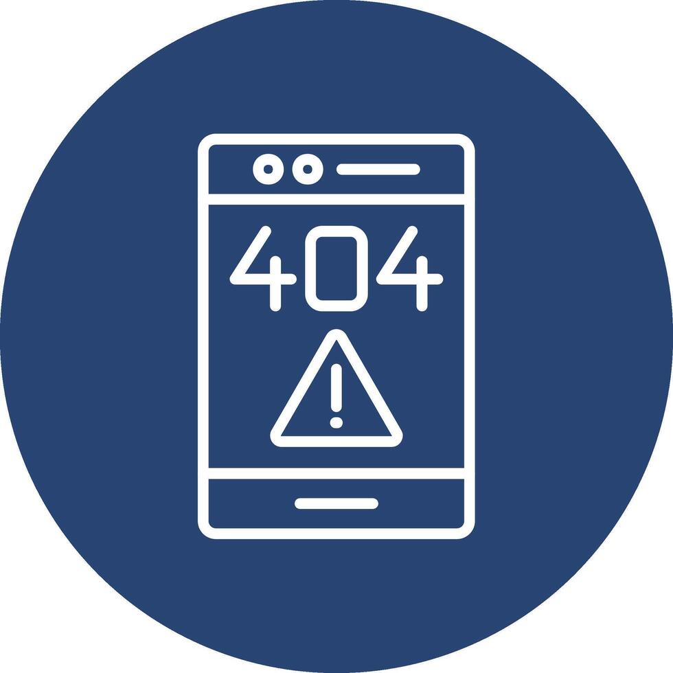 404 Error Modern Graphic Shape Design vector