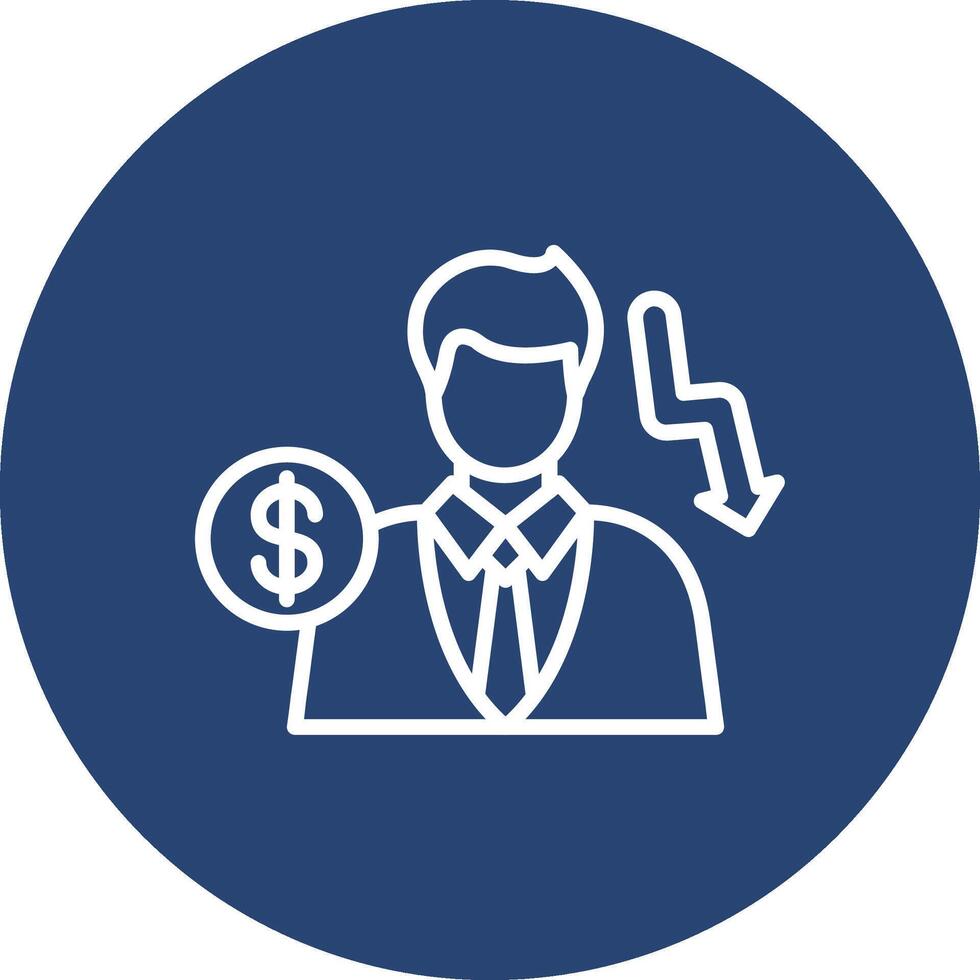 Investor Modern Graphic Shape Design vector