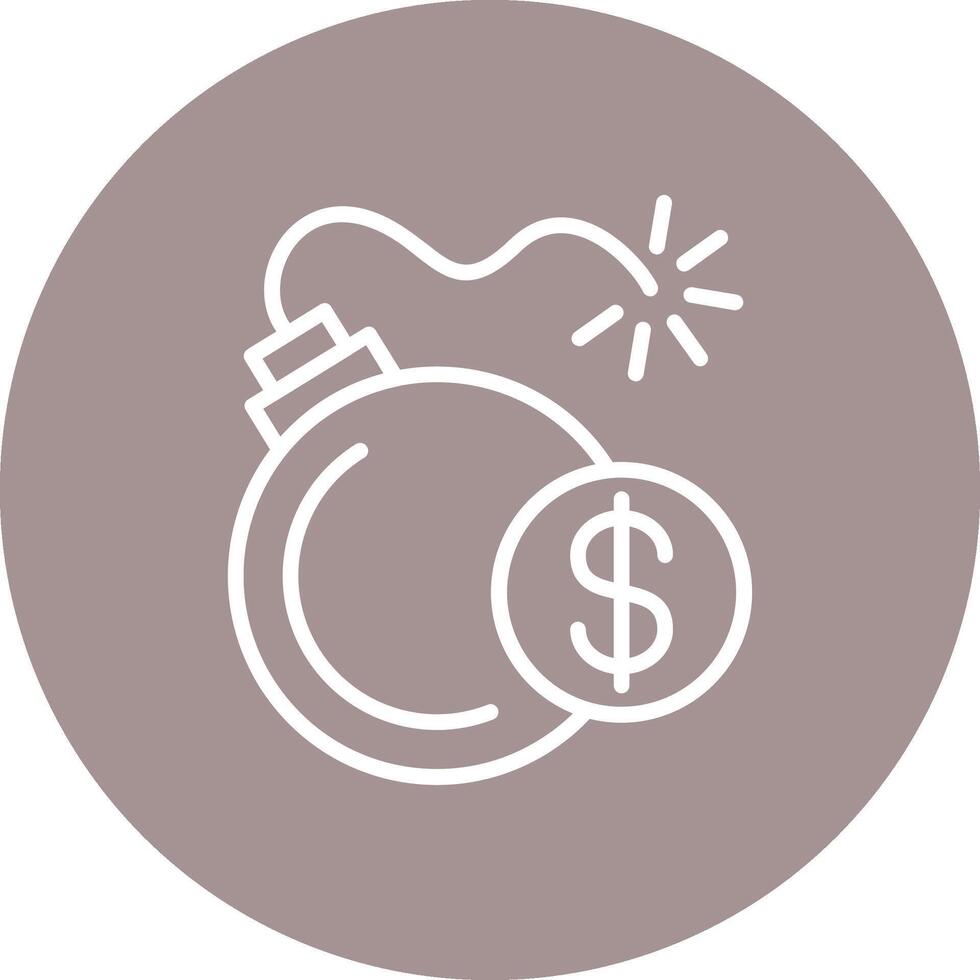 Bomb Custom UI Line Element vector