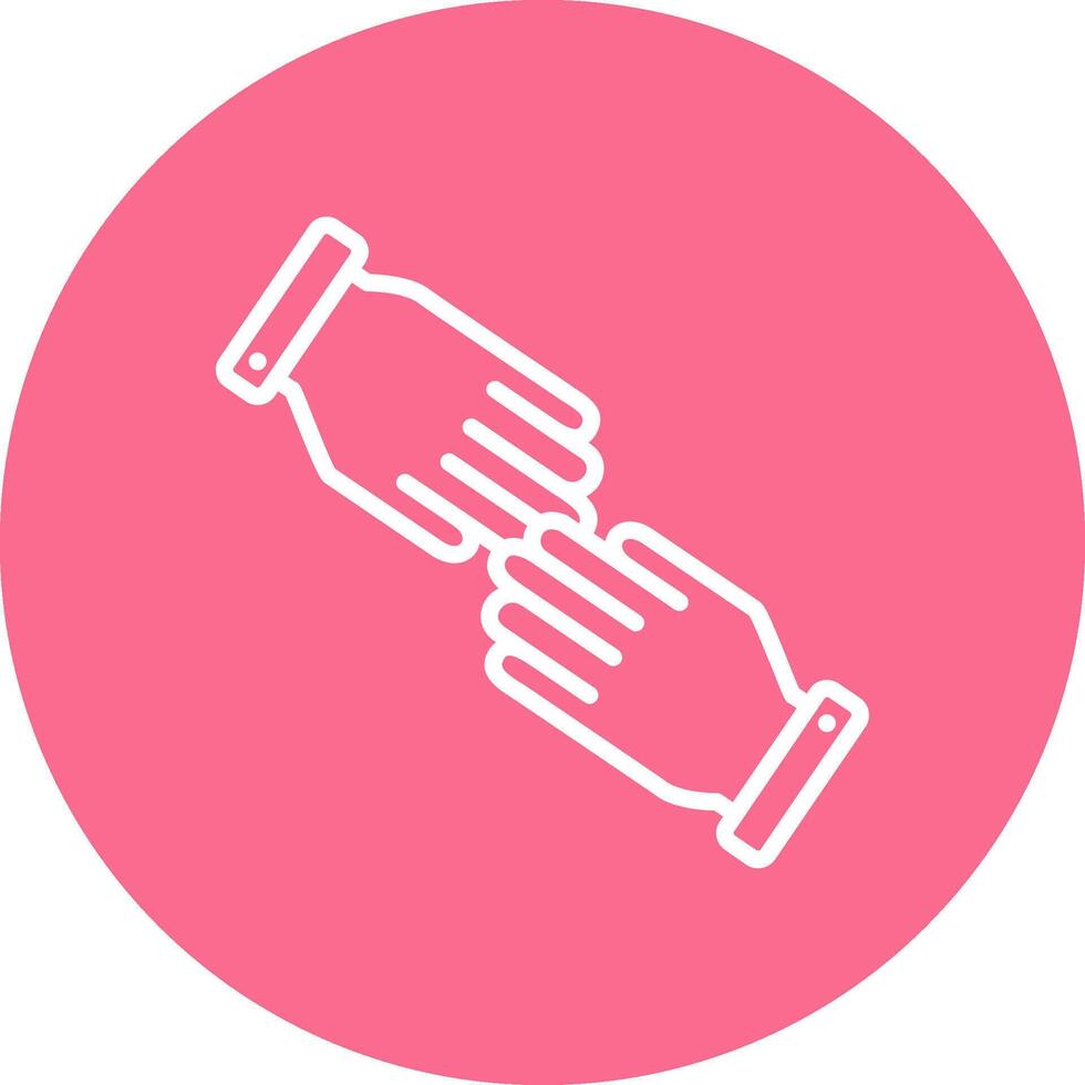 Help Geometric Mobile App Mark vector