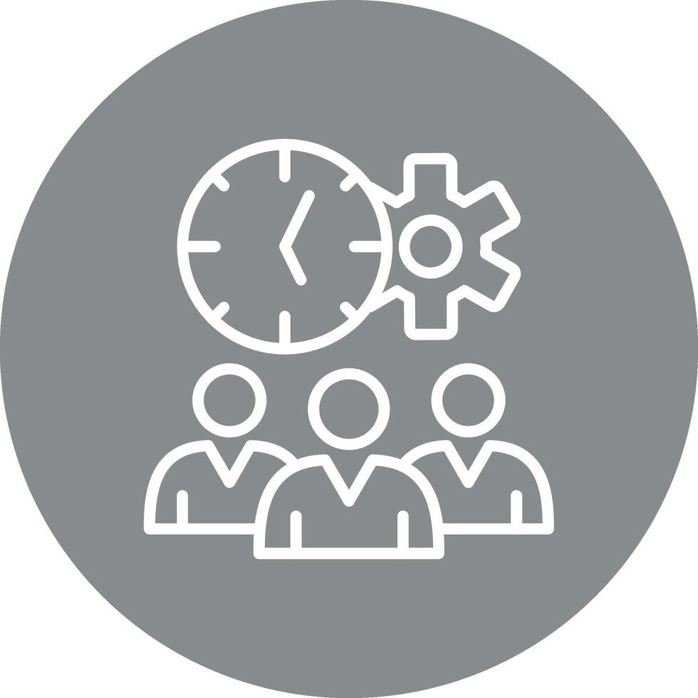 Clock Muted UI Tone Element vector