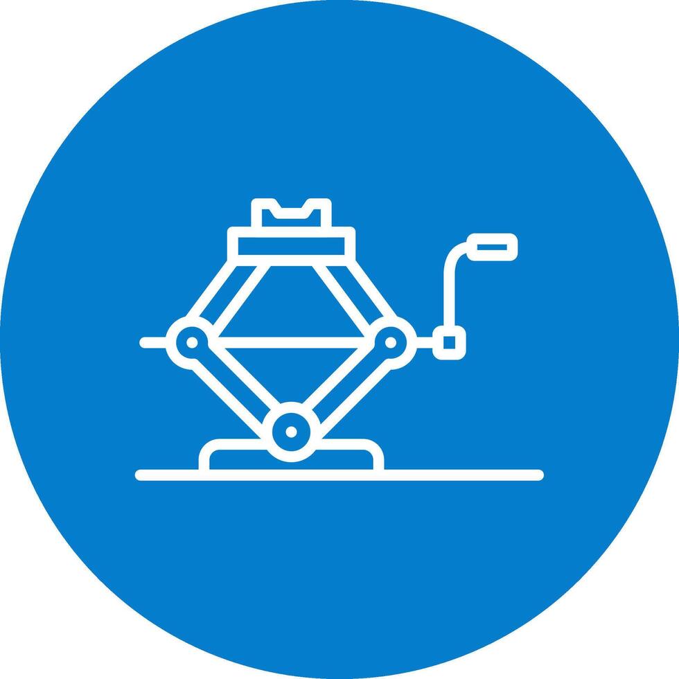 Car Jack Web Based Design Element vector
