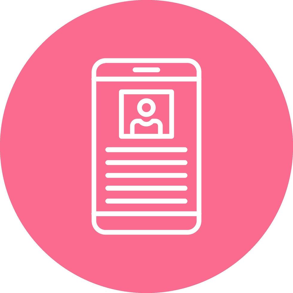 Profile Smooth Modern UI Symbol vector