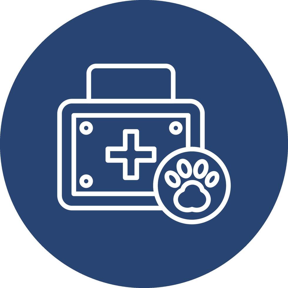 First Aid Kit App Focused Graphic Design vector