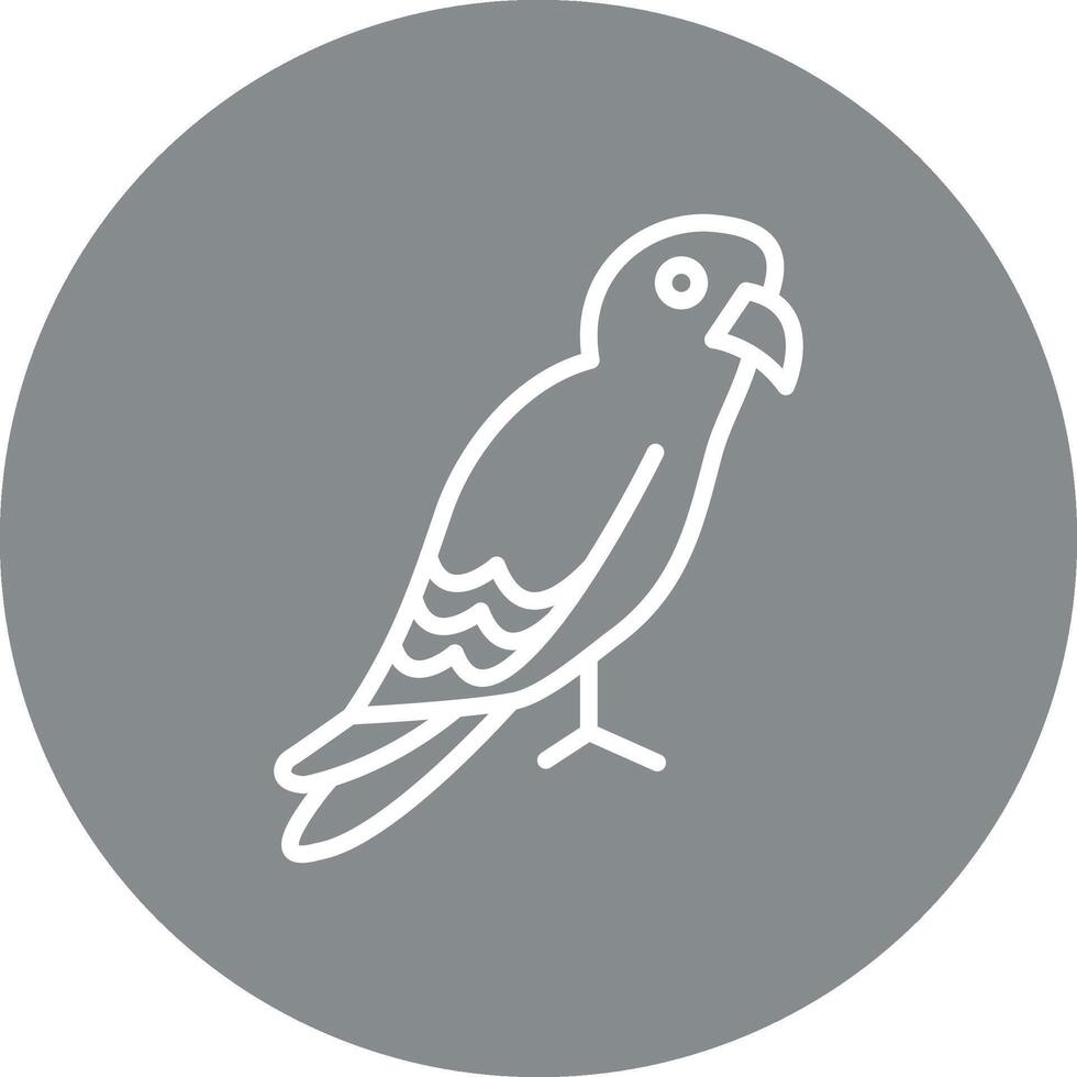 Parrot Muted UI Tone Element vector