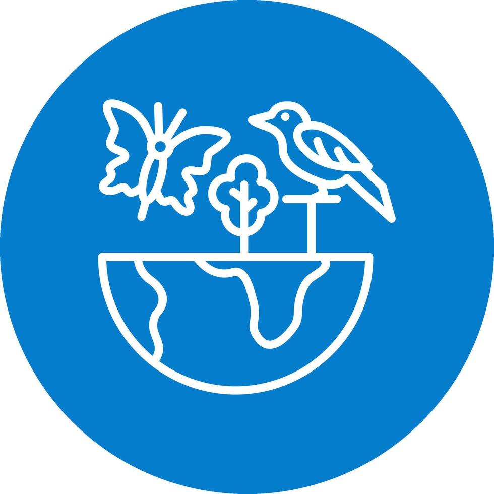 Biodiversity Illustrated Design Concept Graphic vector