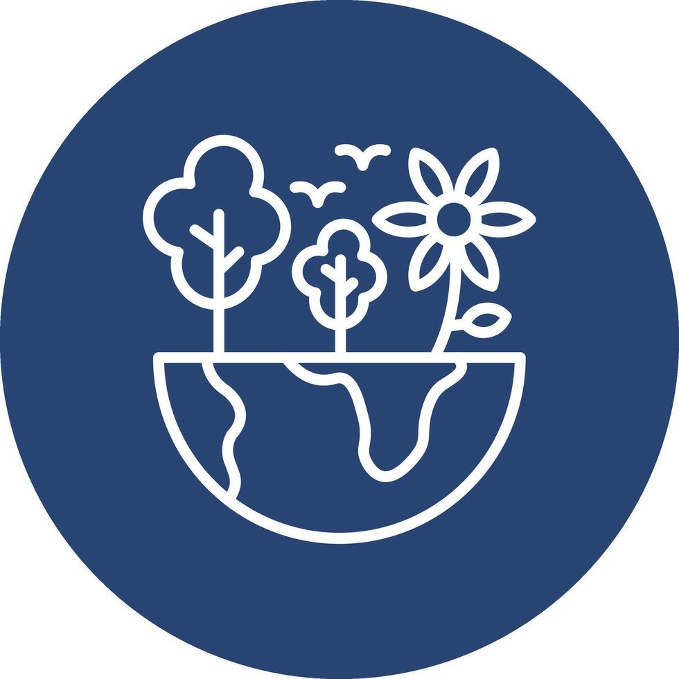Eco Erath High Detail Shape vector