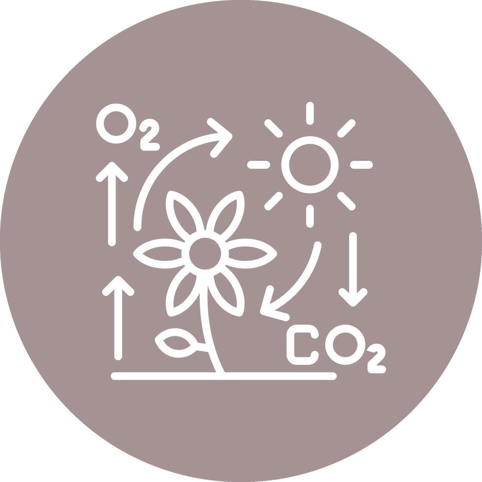 Photosynthesis Clean Flat Symbol vector