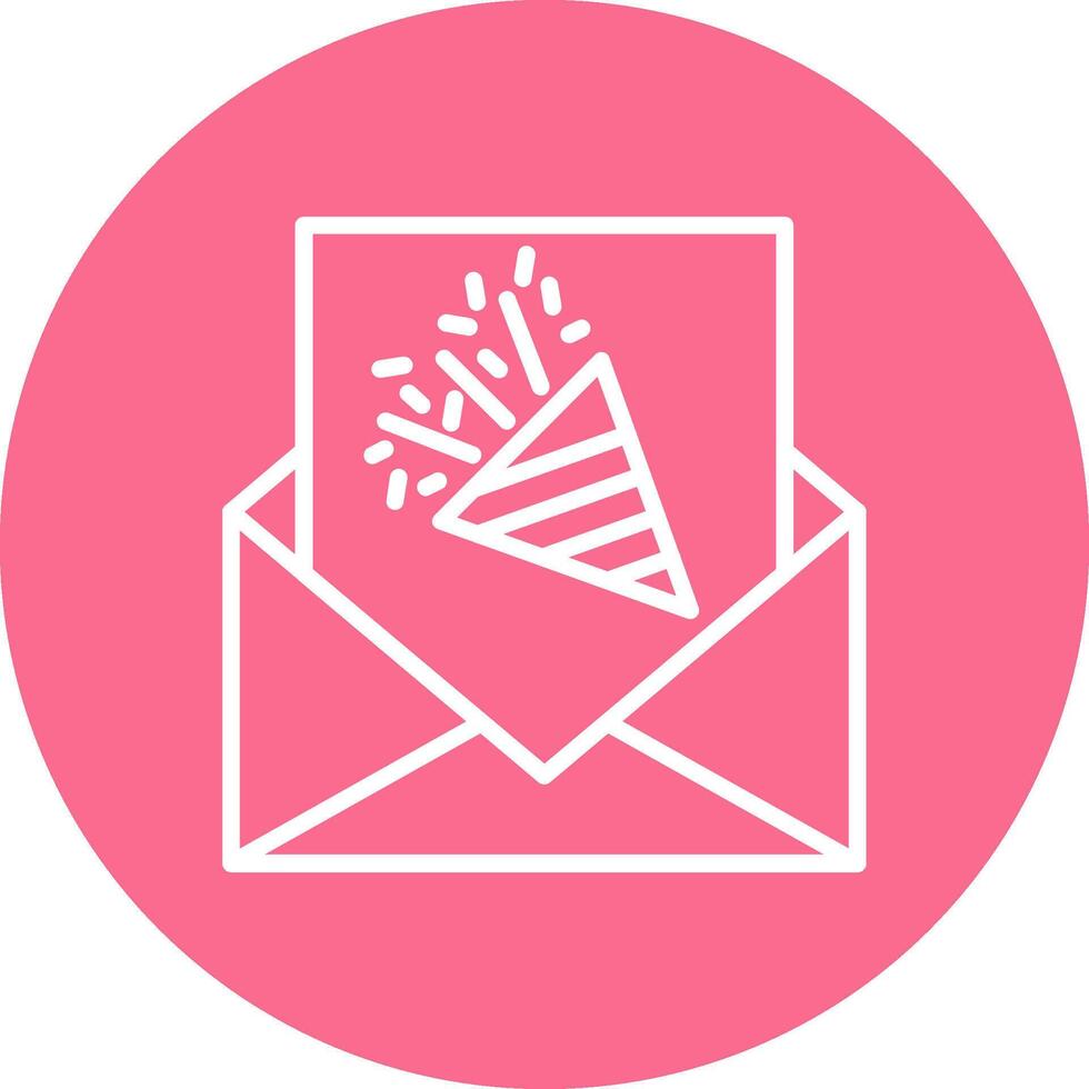New Year Card Gradient Themed UI Symbol vector