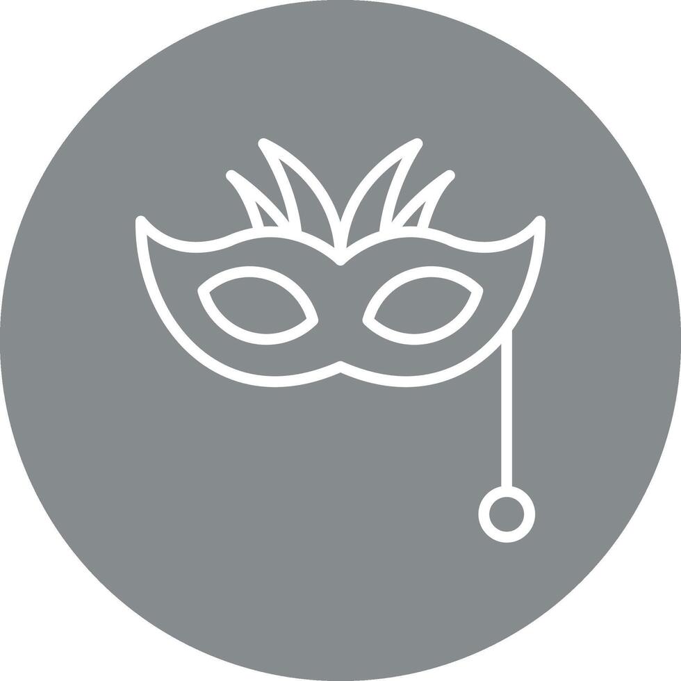 Eye Mask Elegant Flat Illustration vector
