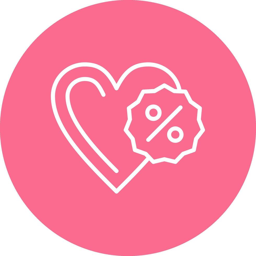 Heart Bright Minimal Flat Artwork vector