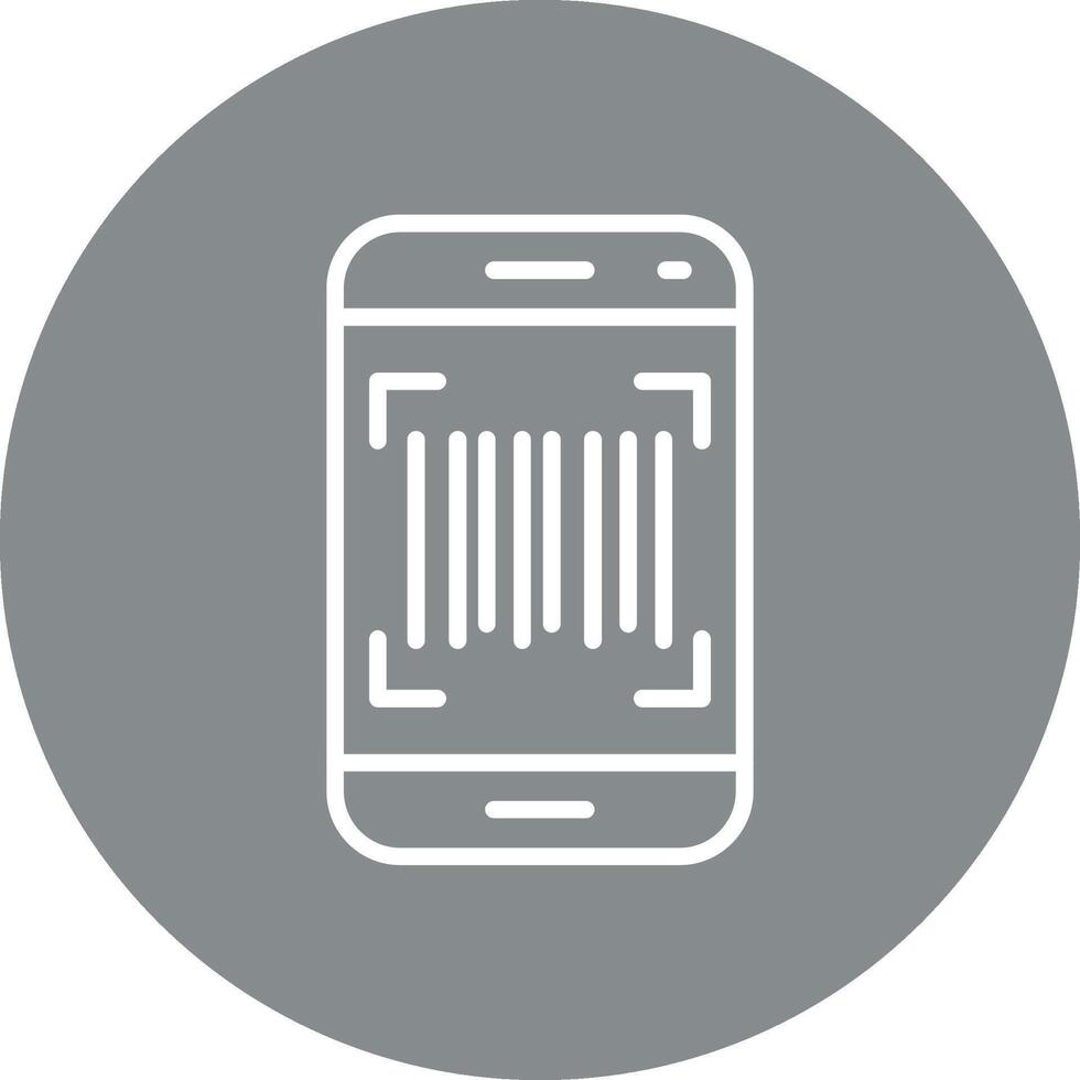 Barcode Modern App Interface Badge vector