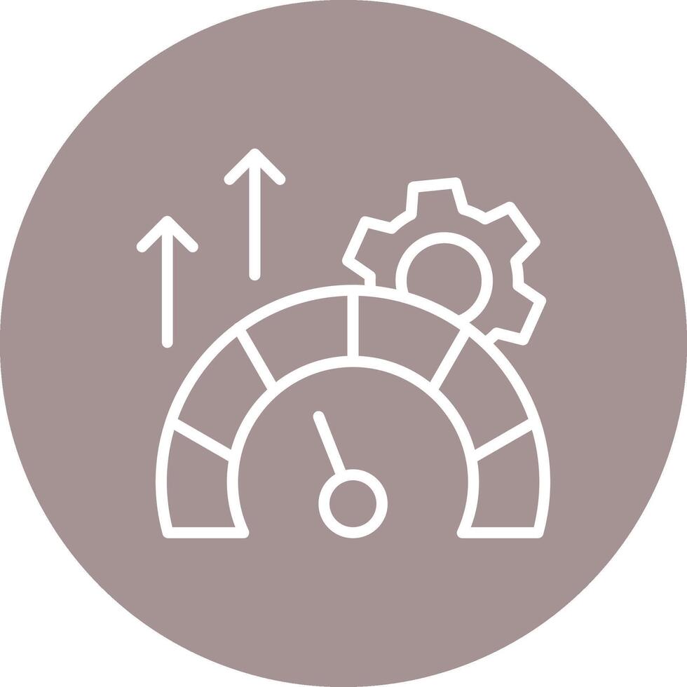 Speedometer Modern Digital Tech Object vector