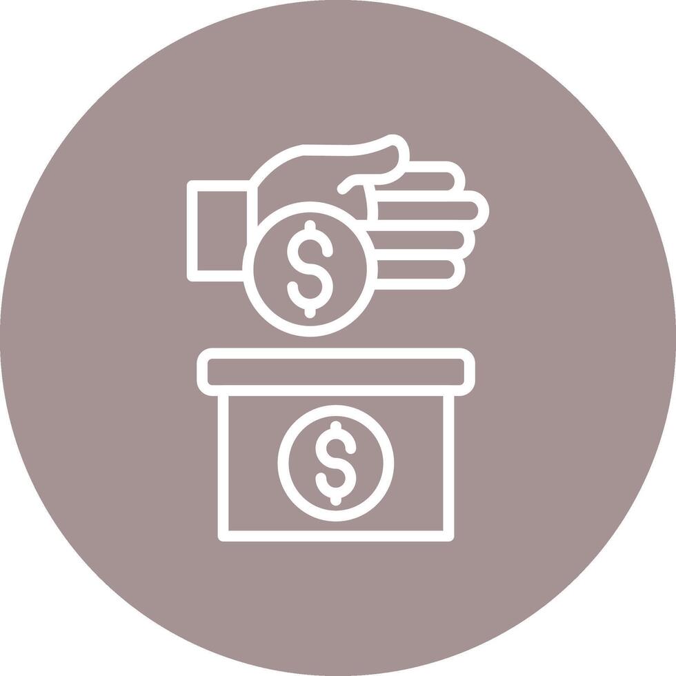 Donation Isometric Web Graphic Illustration vector