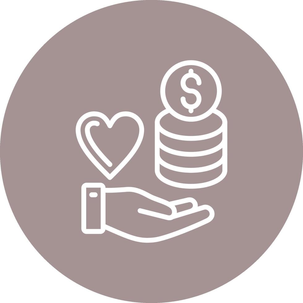 Give Money Code Based UI Symbol vector