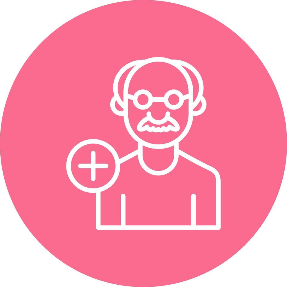 Elder People Soft Pastel Color Graphic vector